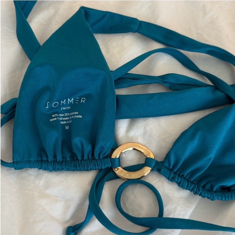 Sommer Teal Bikini top